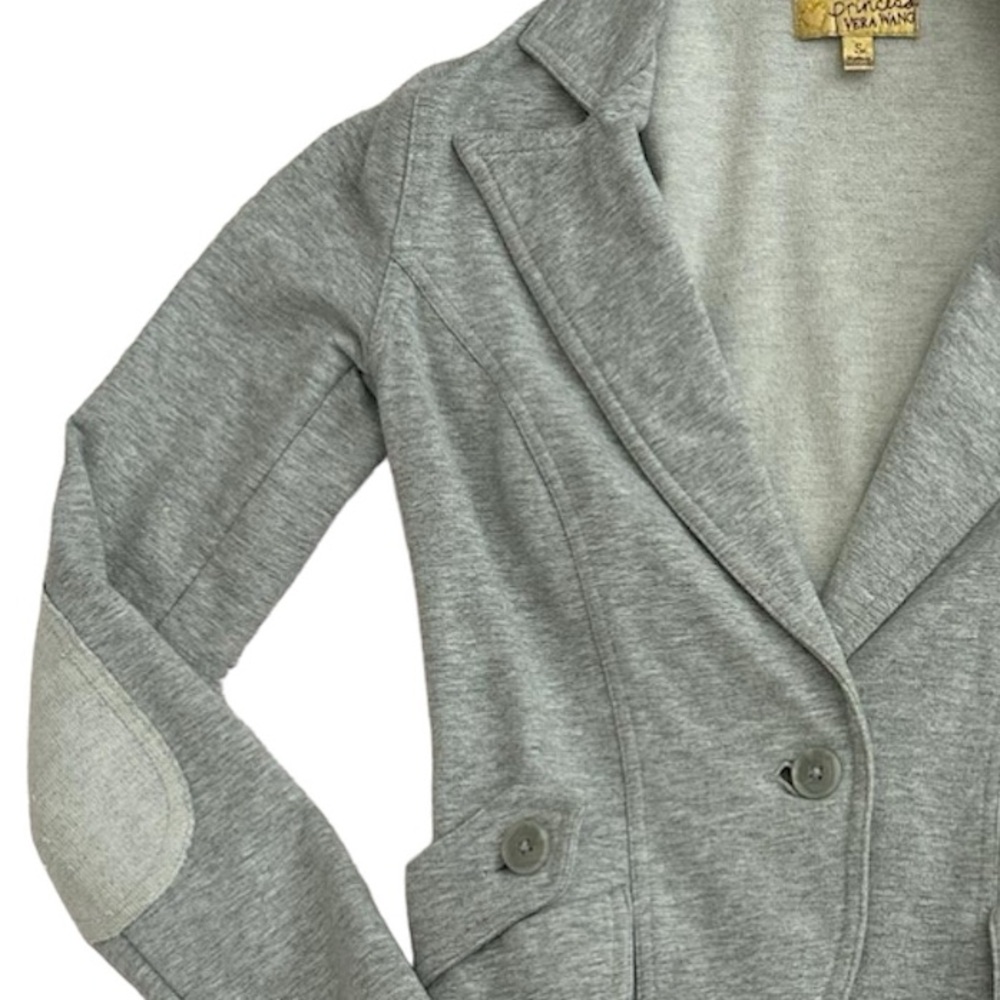 Y2K Princess Vera Wang jacket blazer women’s Sz M grey - Picture 7 of 7